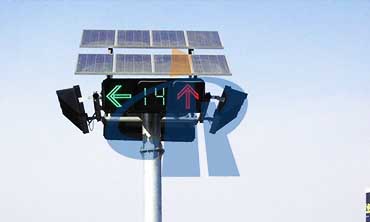 solar traffic signs